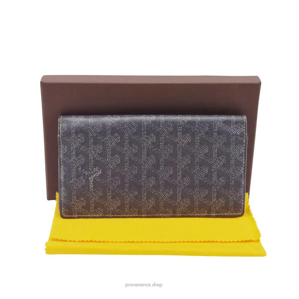 🔴 Goyard Richelieu Long Wallet - Grey